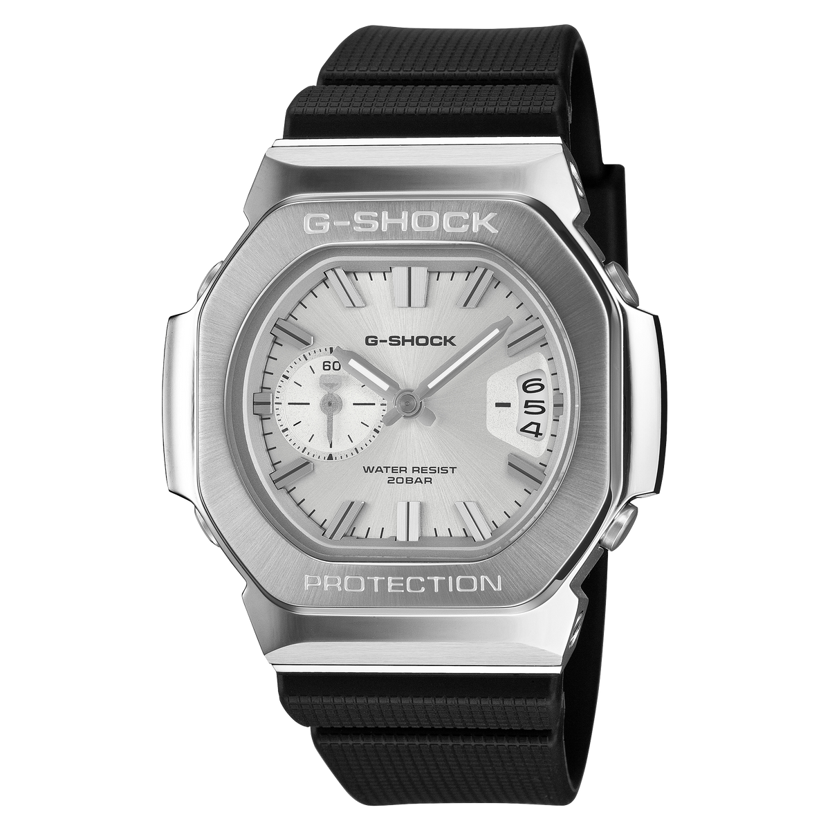 G-Shock Analog 2500 Metal Covered 43.8mm Silver Dial Men's Watch GMC2500-1A8