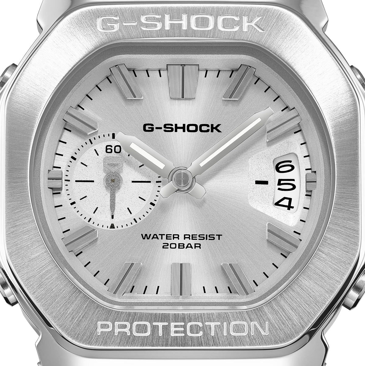 G-Shock Analog 2500 Metal Covered 43.8mm Silver Dial Men's Watch GMC2500-1A8