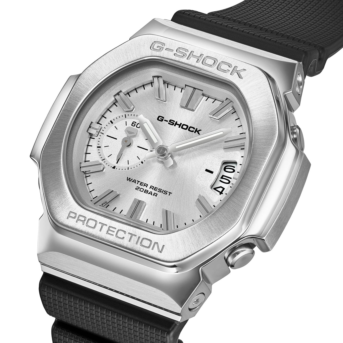 G-Shock Analog 2500 Metal Covered 43.8mm Silver Dial Men's Watch GMC2500-1A8