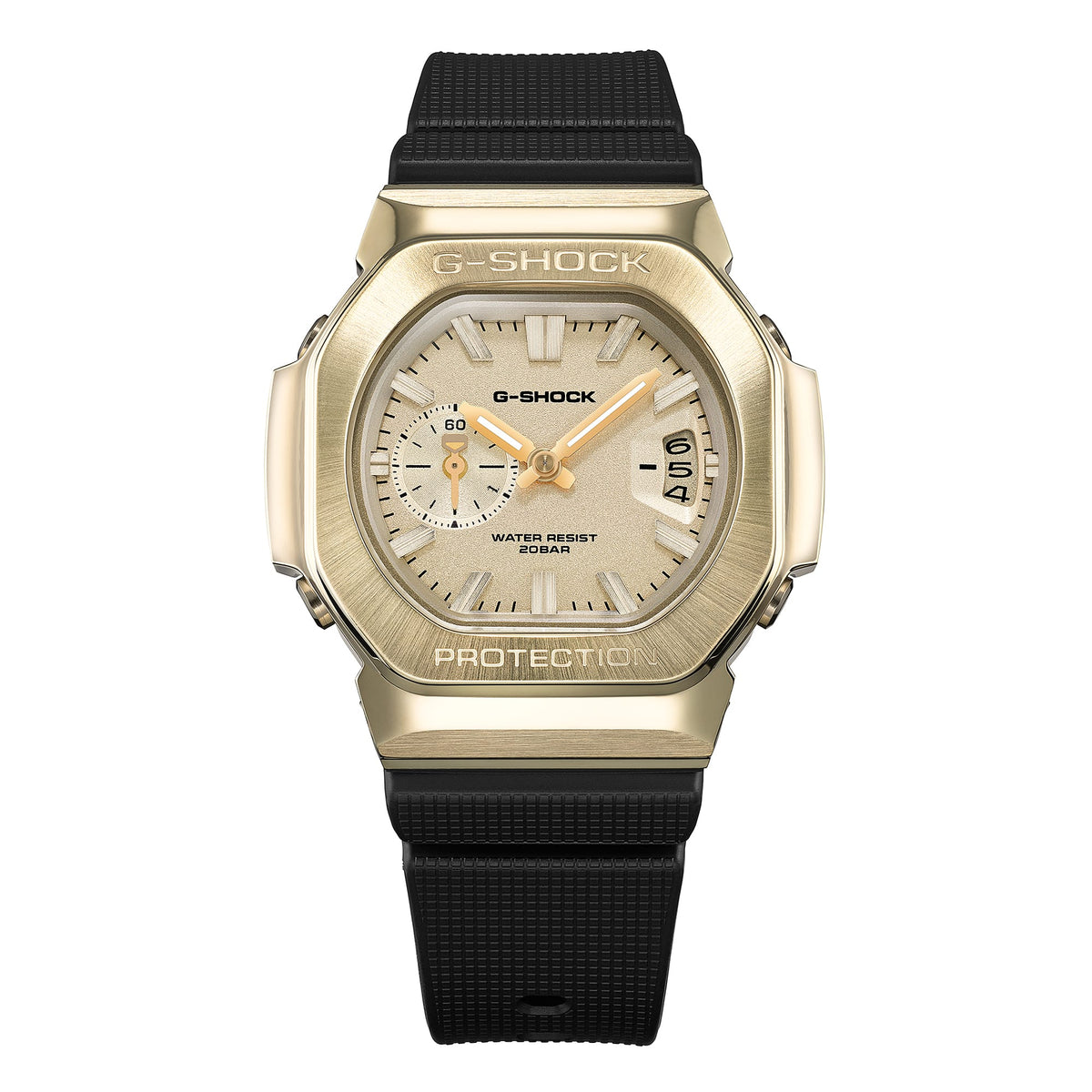 G-Shock Analog 2500 Metal Covered 43.8mm Gold Dial Men's Watch GMC2500G-9A