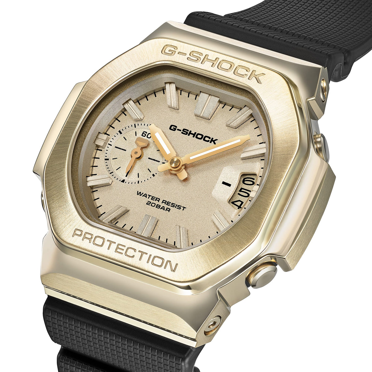 G-Shock Analog 2500 Metal Covered 43.8mm Gold Dial Men's Watch GMC2500G-9A