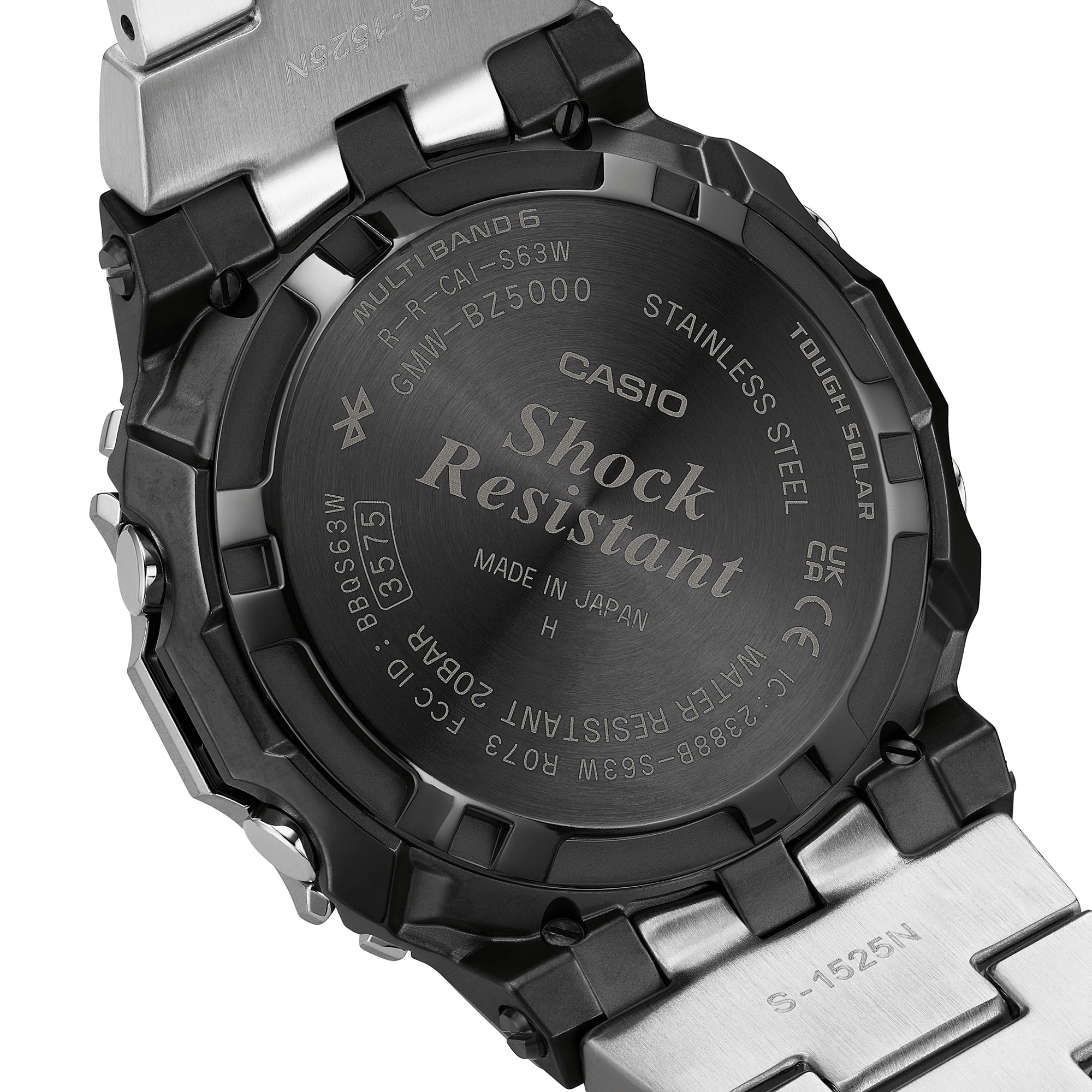G-Shock Full Metal 5000 Series 43.6mm Digital/Grey Dial Men's Watch GMWBZ5000D-1