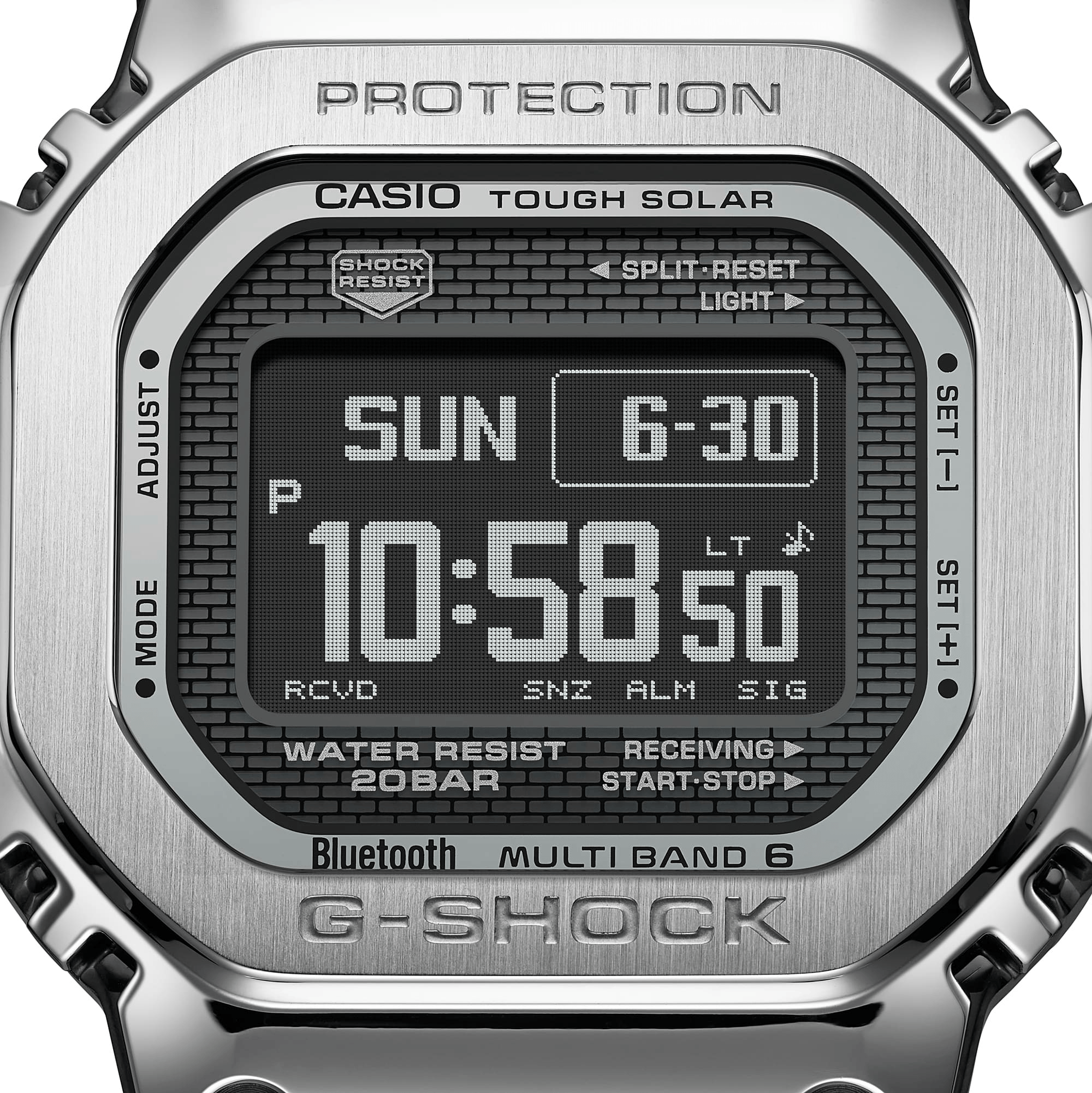 G-Shock Full Metal 5000 Series 43.6mm Digital/Grey Dial Men's Watch GMWBZ5000D-1