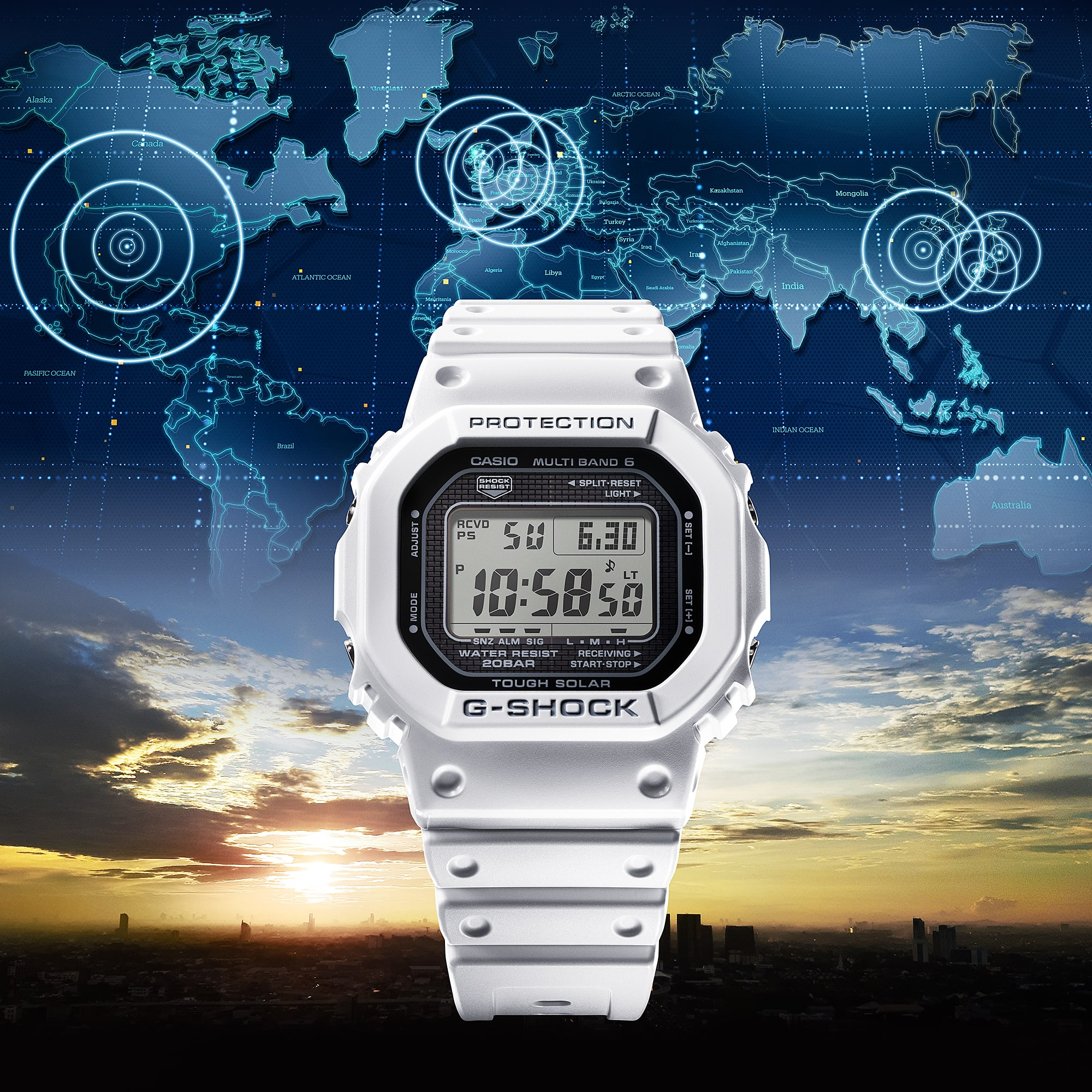 G-Shock Digital 5000 Series 42.8mm Digital/Black Dial Men's Watch GW5000HS-7