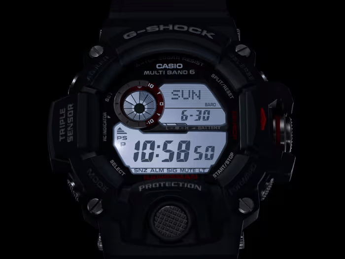 G-Shock Master of G-Land GW-9400 Series 53.5mm Black/Digital Dial Men's Watch GW9400-1