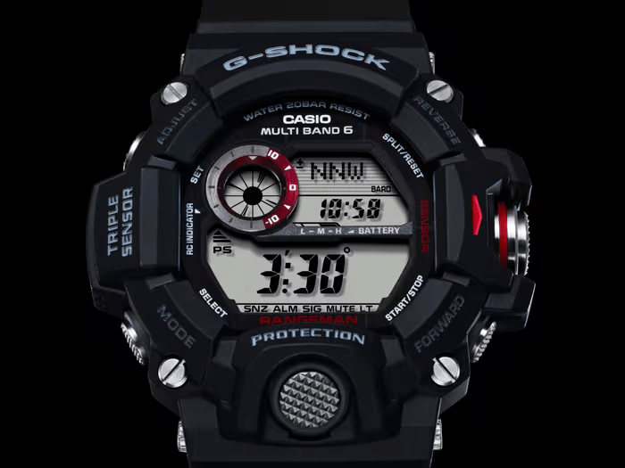 G-Shock Master of G-Land GW-9400 Series 53.5mm Black/Digital Dial Men's Watch GW9400-1