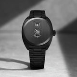 Bremont Terra Nova Jumping Hour 38mm Black Closed-Case Design Dial Men's Watch TN38-JH-DLC-CC-B