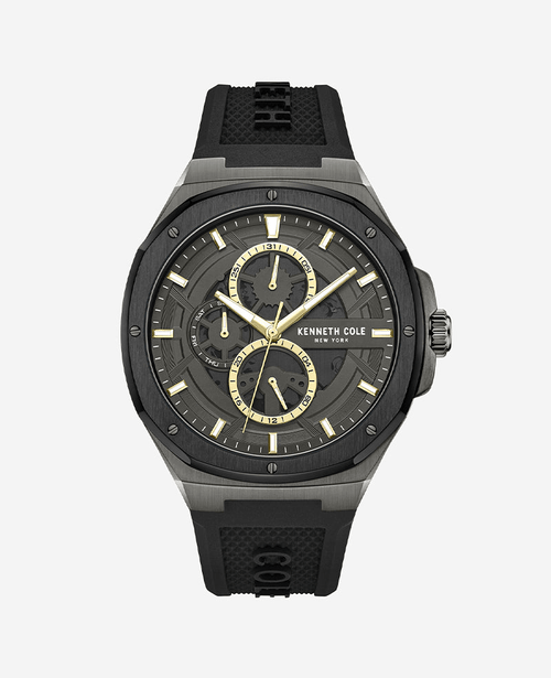 Kenneth Cole New York 43.5mm Dress Sport Gunmetal Men's Watch KCWGQ0047202