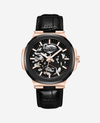 Kenneth Cole New York 45.5mm Automatic Black-Rose Gold Men's Watch KCWGX0046204