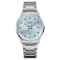 Mido Commander Lady Ice Blue Dial 35mm Women's Watch M0212071104100