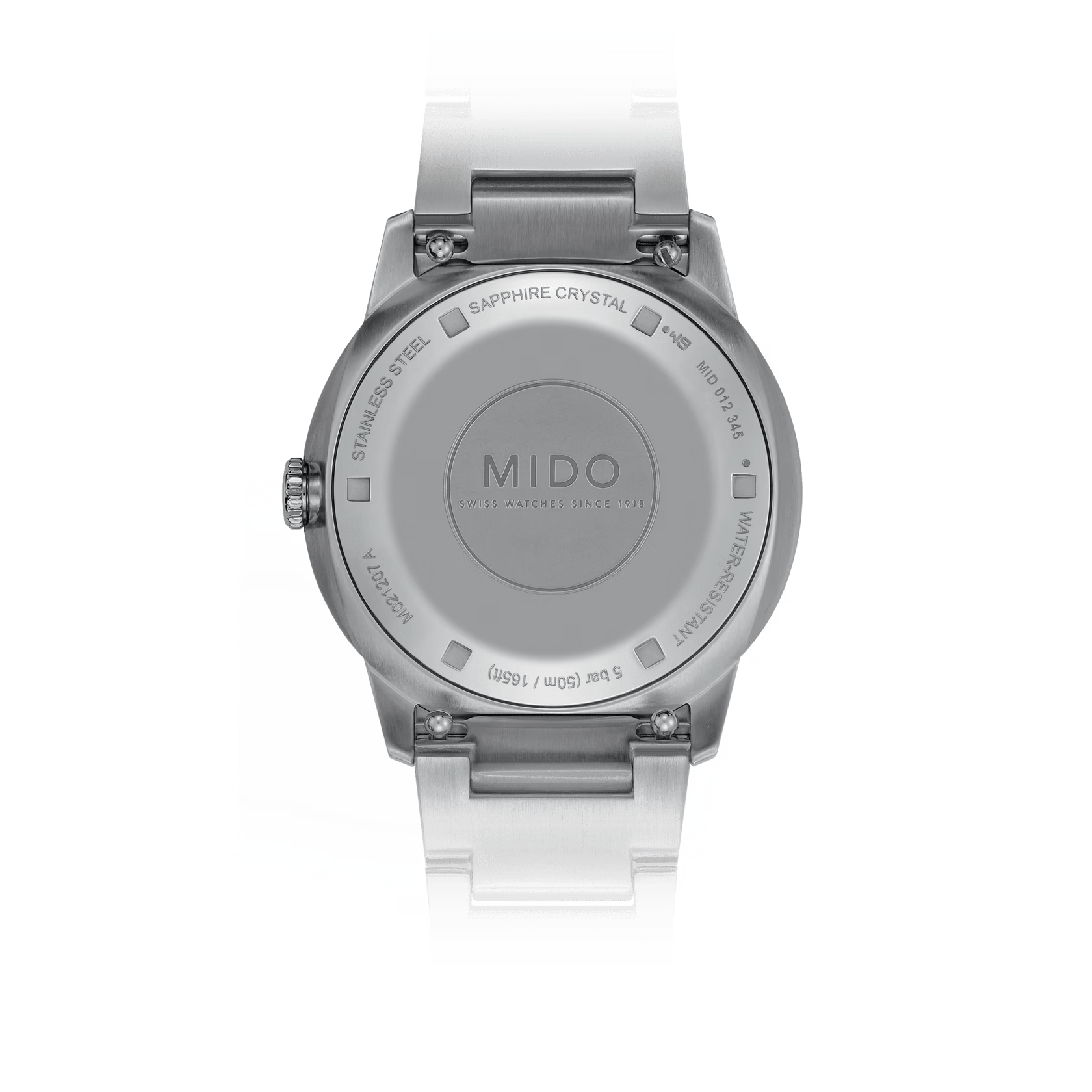 Mido Commander Lady Ice Blue Dial 35mm Women's Watch M0212071104100