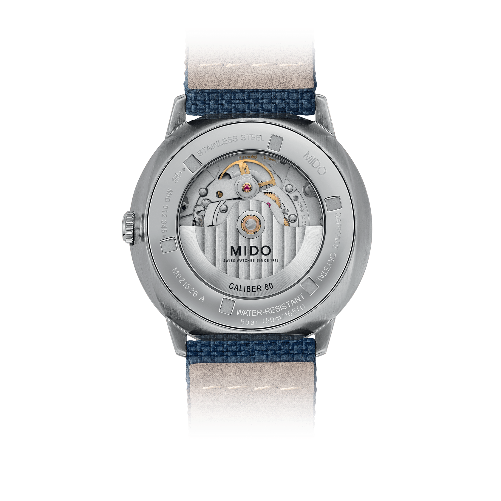 Mido Commander Big Date 42mm Blue Dial Men's Watch M0216261704100