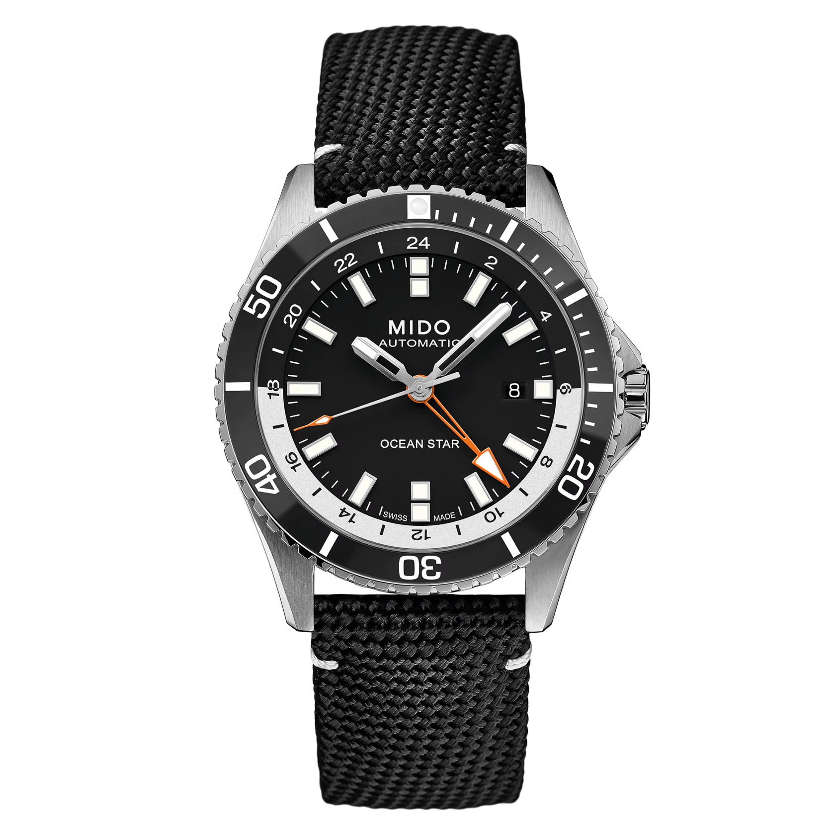 Mido Ocean Star GMT 44mm Black Dial Men's Watch M0266291705101