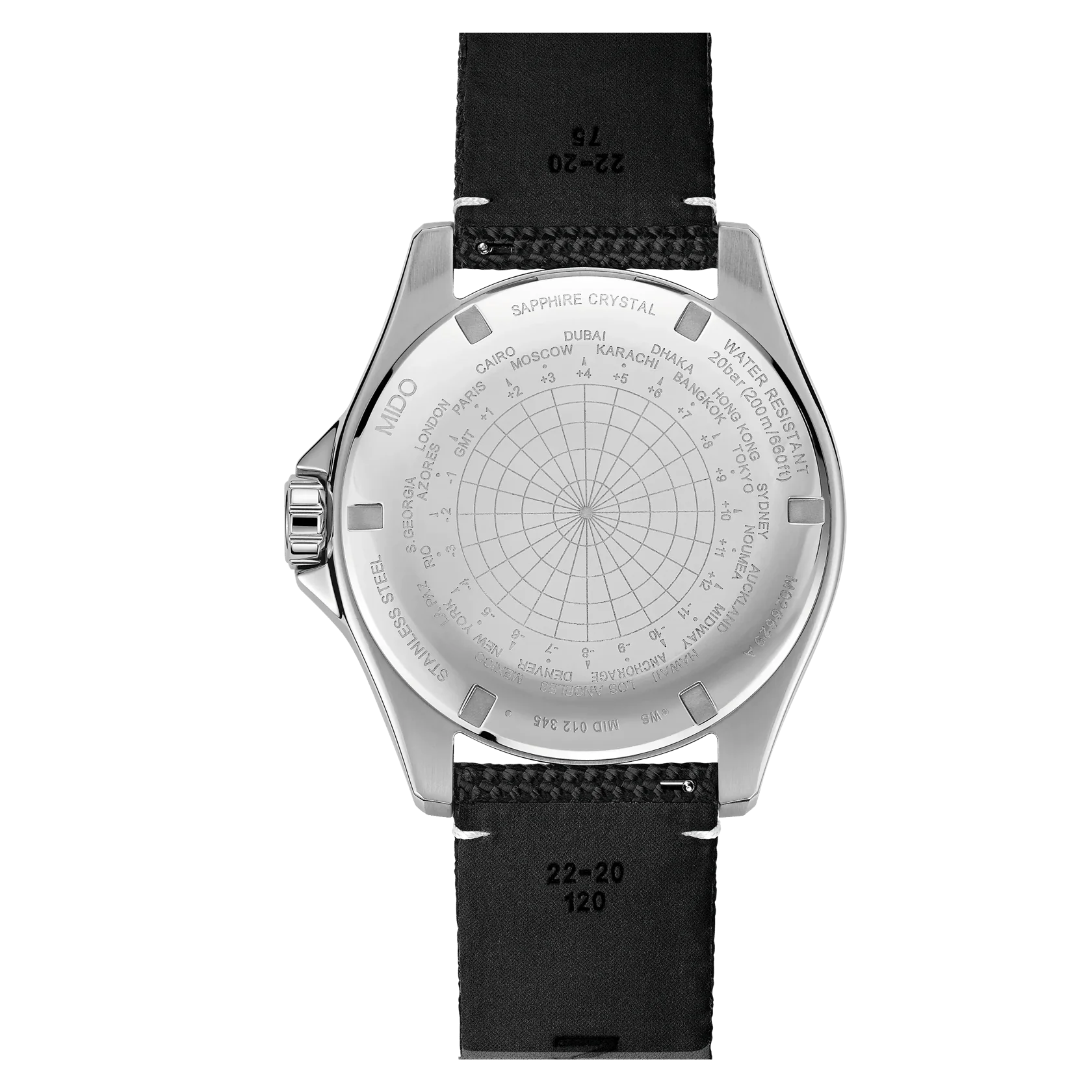 Mido Ocean Star GMT 44mm Black Dial Men's Watch M0266291705101