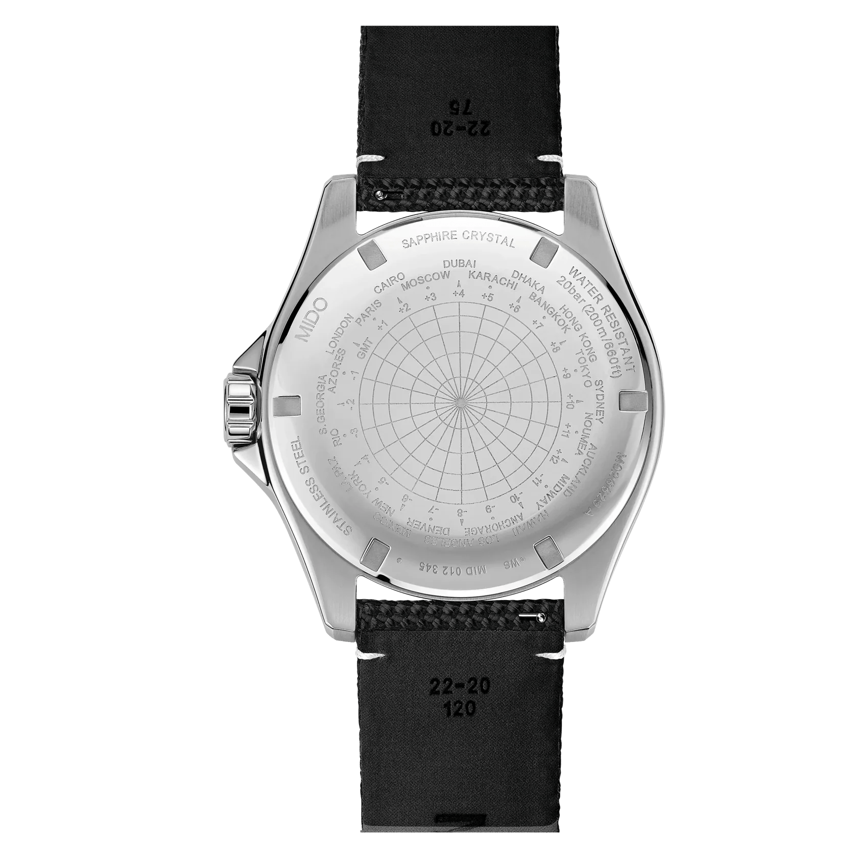 Mido Ocean Star GMT 44mm Black Dial Men's Watch M0266291705101