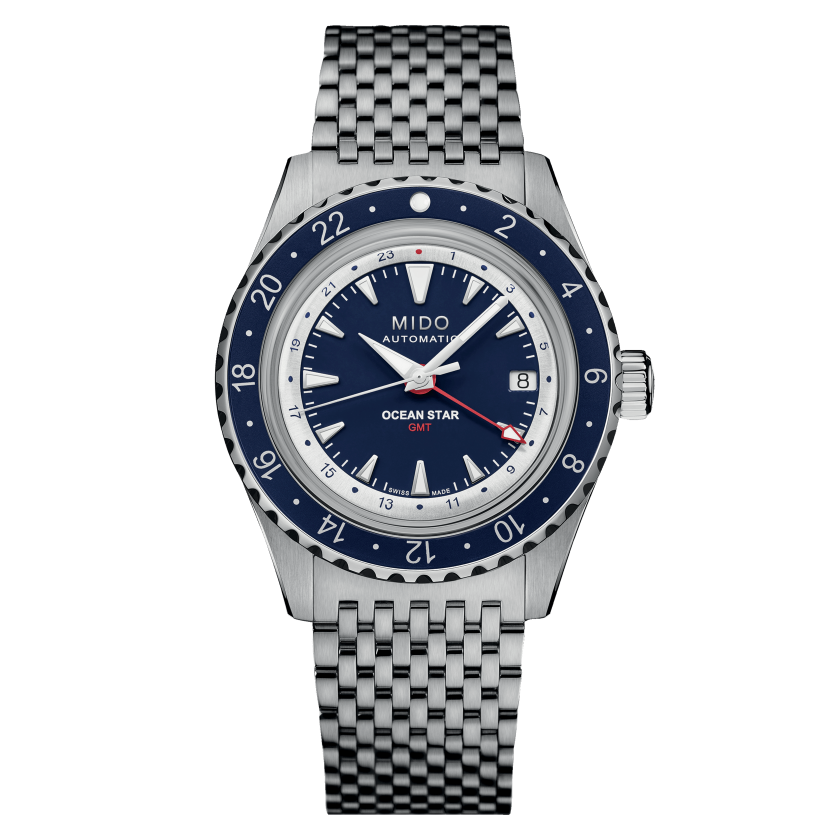 Mido Ocean Star GMT Special Edition Blue Men's Watch M0268291804100