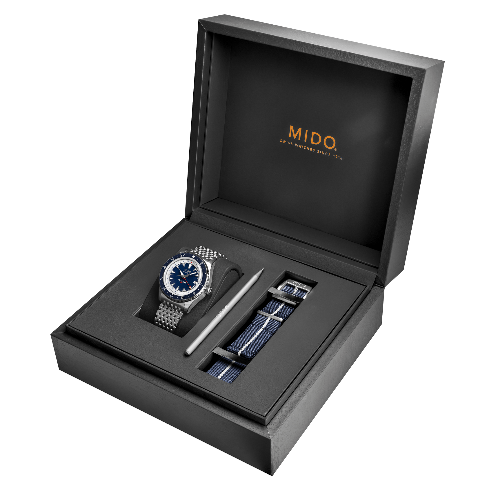 Mido Ocean Star GMT Special Edition Blue Men's Watch M0268291804100