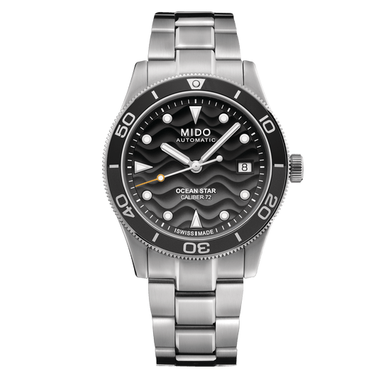 Mido Ocean Star 39mm Grey Gradient Steel Men's Watch M0269071106100