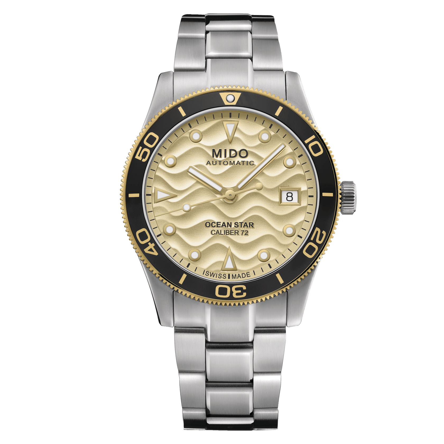 Mido Ocean Star 39mm Champagne Steel Men's Watch M0269072102100