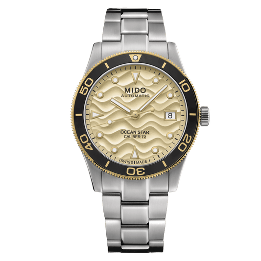 Mido Ocean Star 39mm Champagne Steel Men's Watch M0269072102100