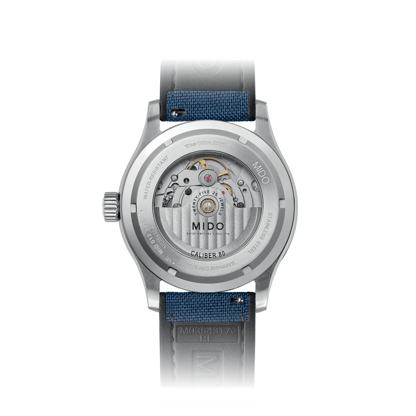 Mido Multifort M Blue Gradient Dial Men's Watch M0384301704100