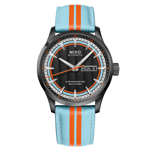MIDO Multifort Chronometer 1 Racer 42mm Black Dial Men's Watch M0384313605100