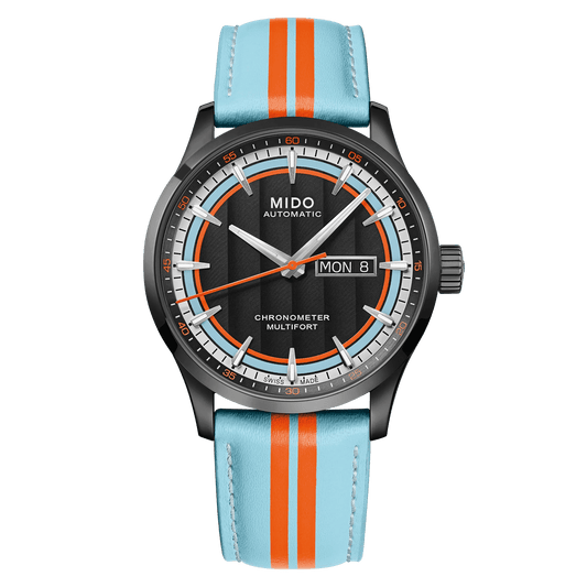 MIDO Multifort Chronometer 1 Racer 42mm Black Dial Men's Watch M0384313605100