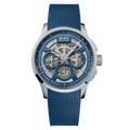 Mido Multifort Skeleton Chronograph 43mm Blue Dial Men's Watch M0386621704000