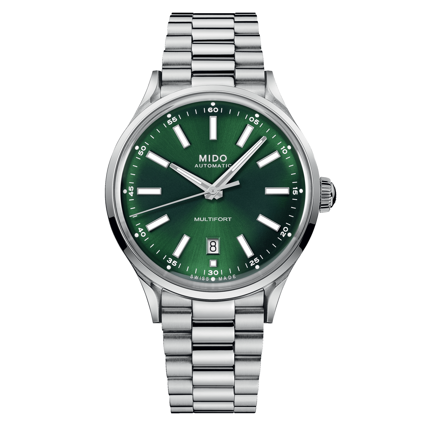 Mido Multifort Patrimony Powerwind 40mm Green Dial Men's Watch M0404071109100
