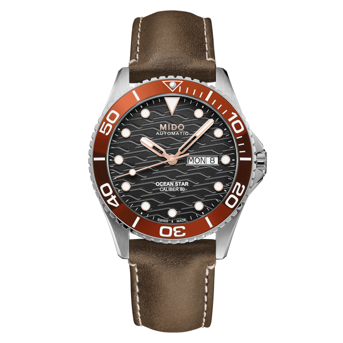 Mido Ocean Star 200C 42.5mm Black Dial Men's Watch M0424301605100