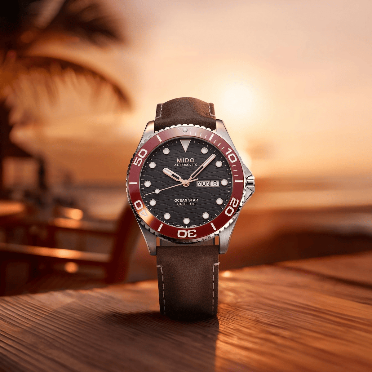 Mido Ocean Star 200C 42.5mm Black Dial Men's Watch M0424301605100