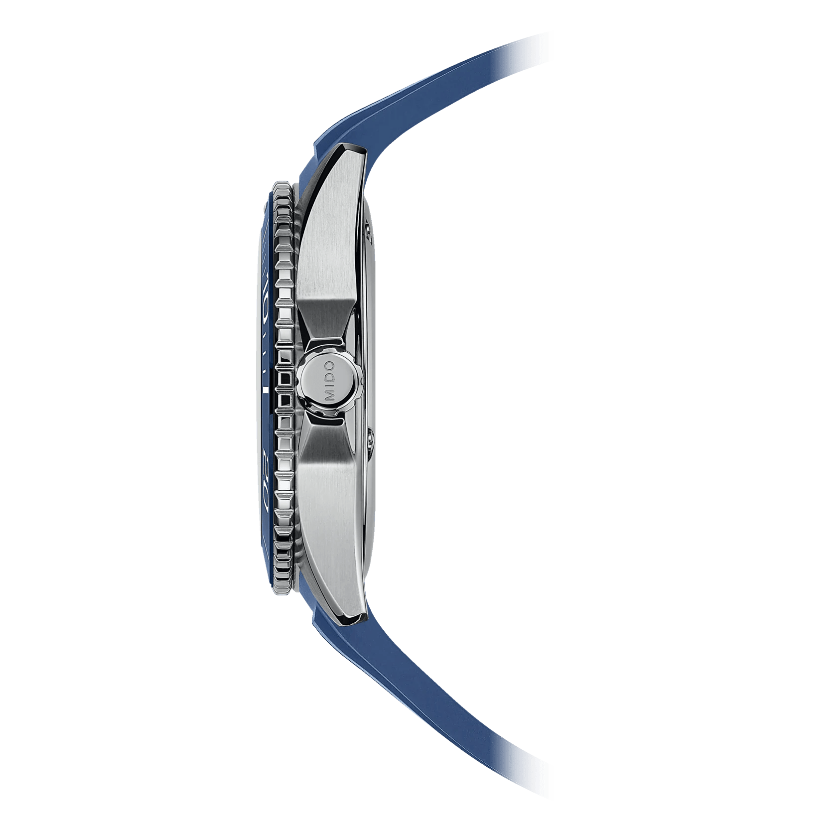 Mido Ocean Star 200C Blue Dial Rubber Strap Men's Watch M0424301704100