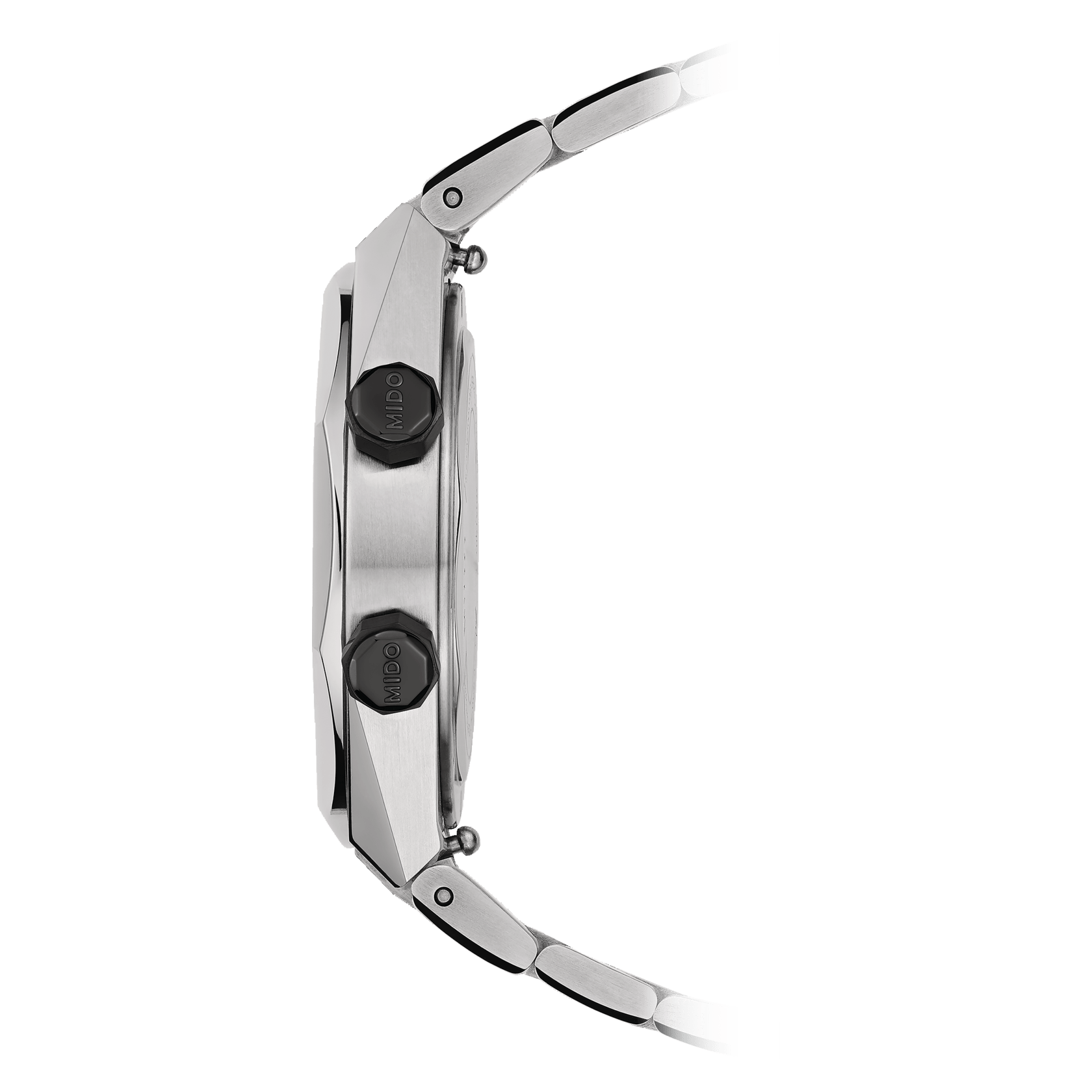 Mido Multifort 8 Two Crowns 40mm Black Dial Steel Men's Watch M0475071105100