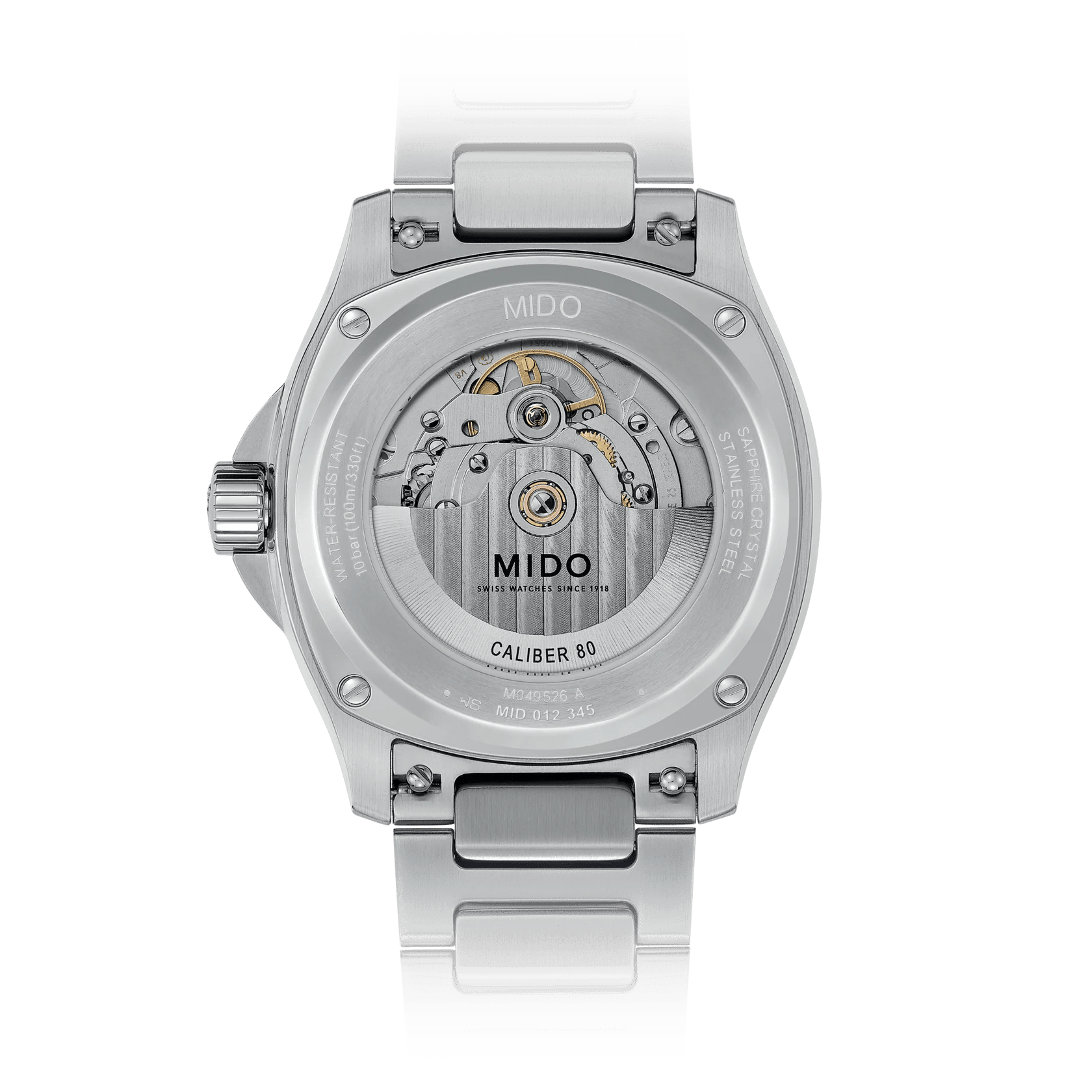 Mido Multifort TV Big Date Blue Dial Steel Men's Watch M0495261104100