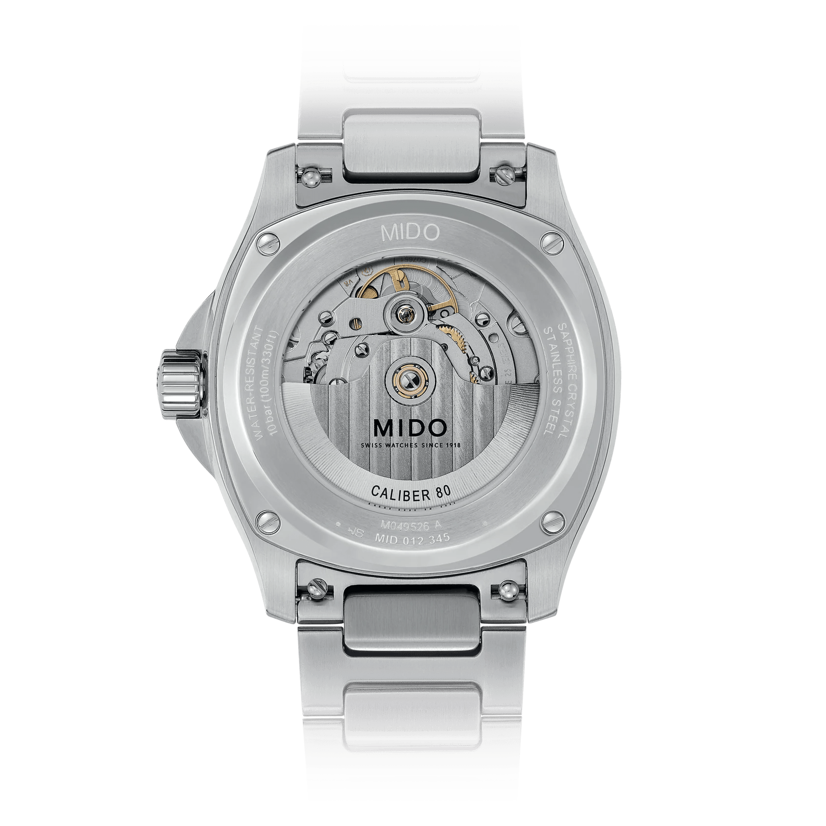 Mido Multifort TV Big Date Green Dial Steel Men's Watch M0495261109100