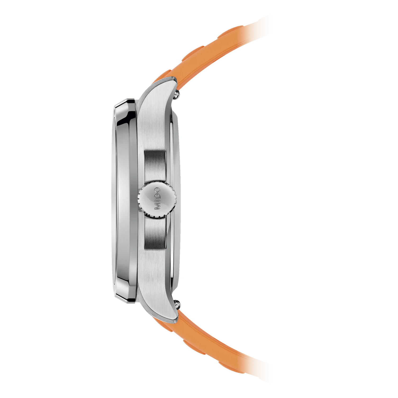 Mido Multifort TV Big Date Grey Dial Orange Strap Men's Watch M0495261708100