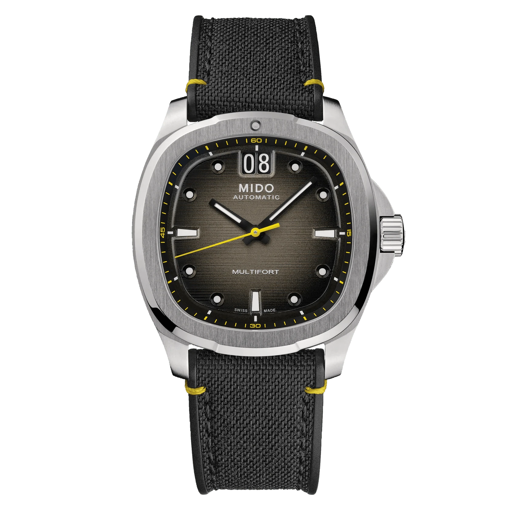 Mido Multifort TV Big Date 40mm Grey Gradient Dial Men's Watch M0495261708101