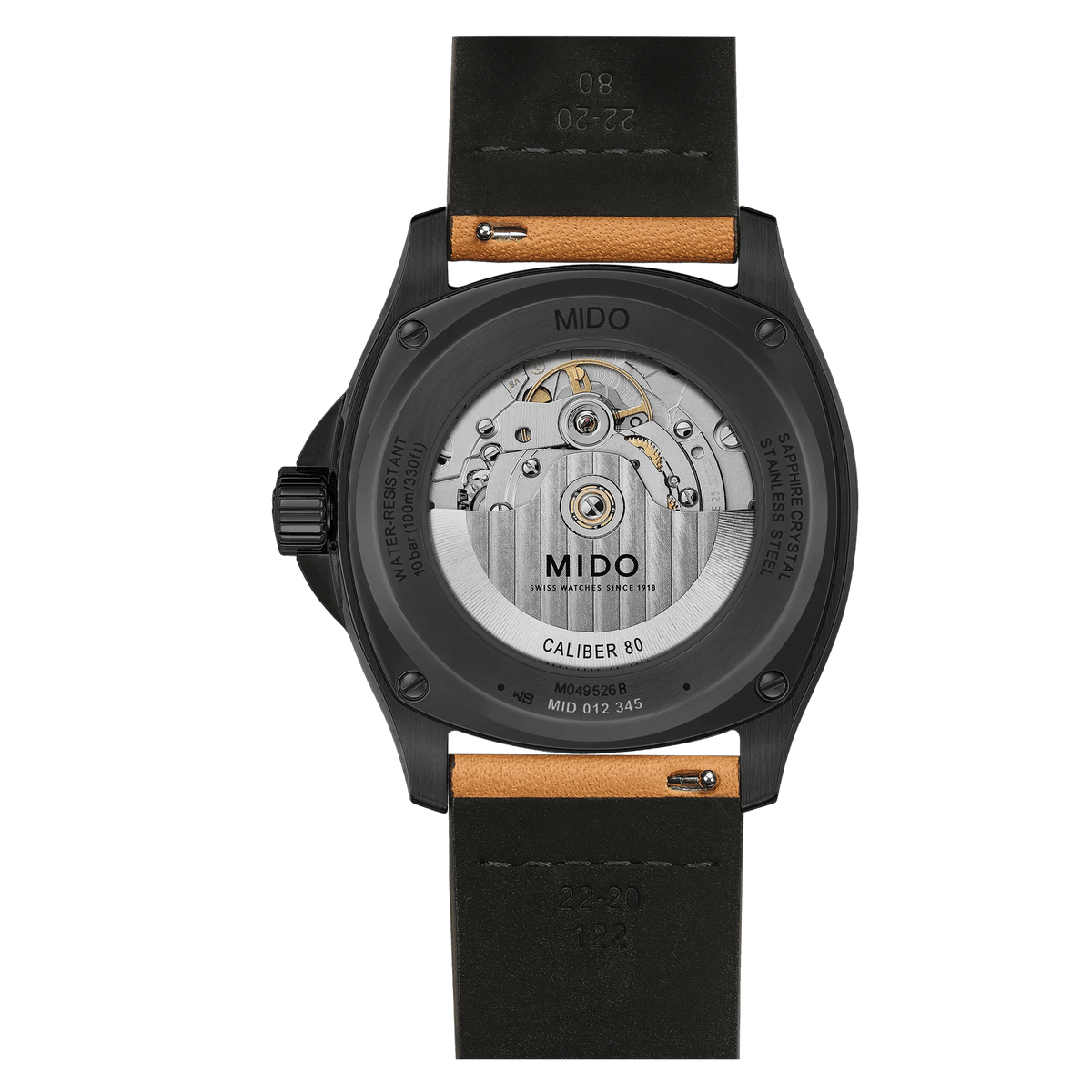 Mido Multifort TV Big Date 40mm Grey Dial Men's Watch M0495263608100