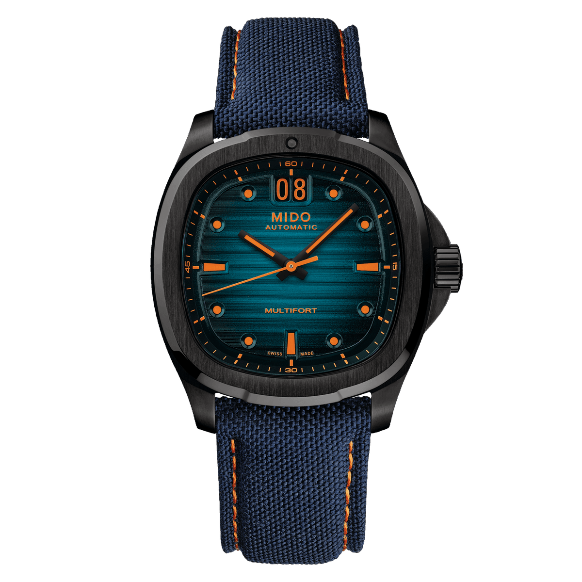Mido Multifort TV Big Date 40mm Blue Gradient Dial Men's Watch M0495263704100