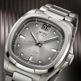 Mido Multifort TV Big Date Titanium 40mm Grey Dial Men's Watch M0495264408100