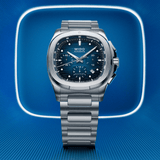 Mido Multifort TV Chronograph 42mm Blue Dial Men's Watch M0495271104100