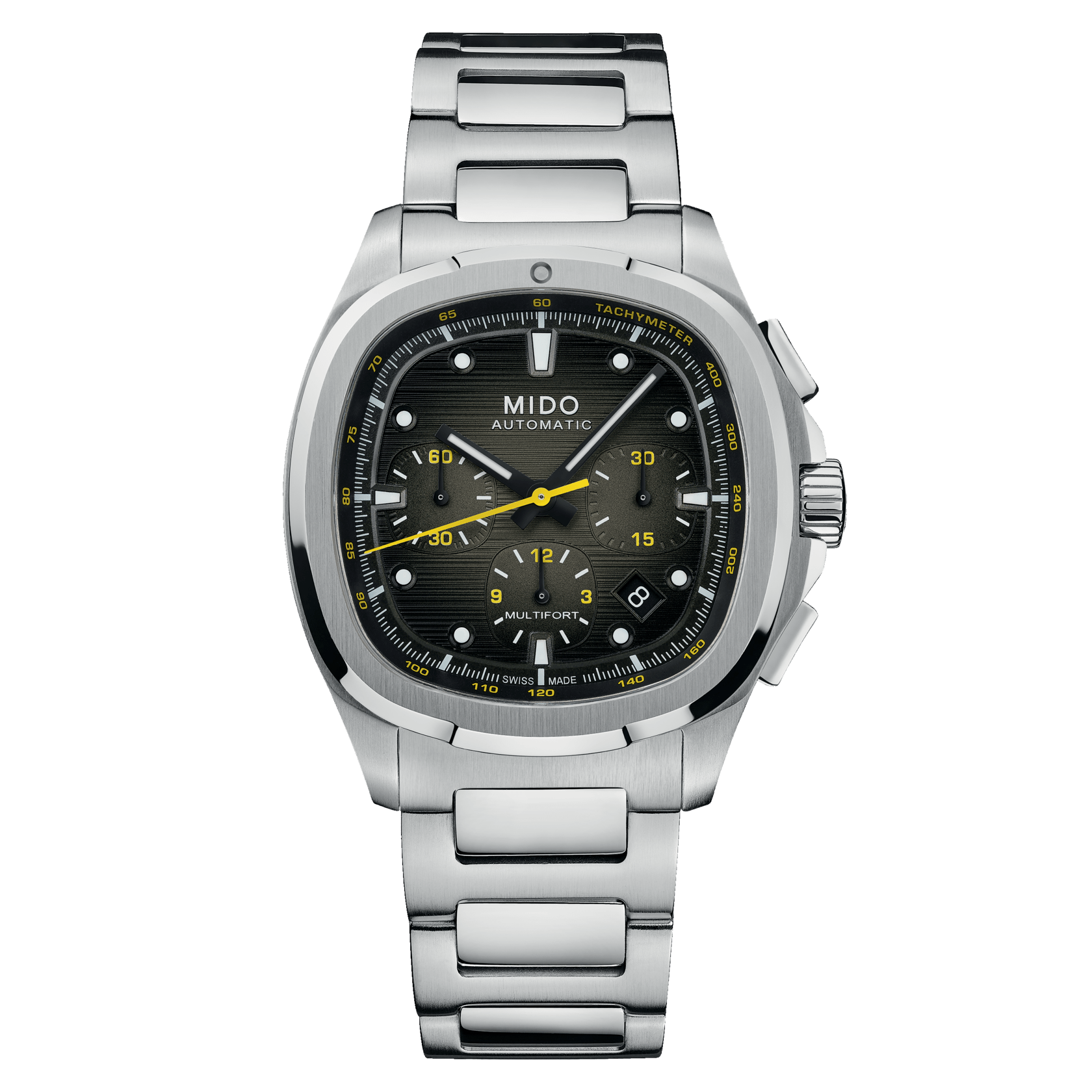 Mido Multifort TV Chronograph 42mm Grey Dial Men's Watch M0495271108100