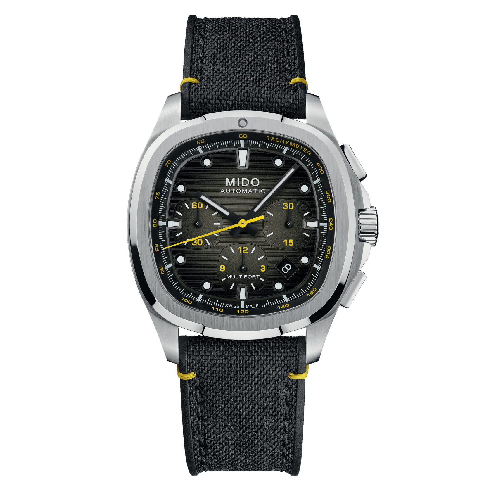 Mido Multifort TV Chronograph 42mm Grey Dial Men's Watch M0495271108100