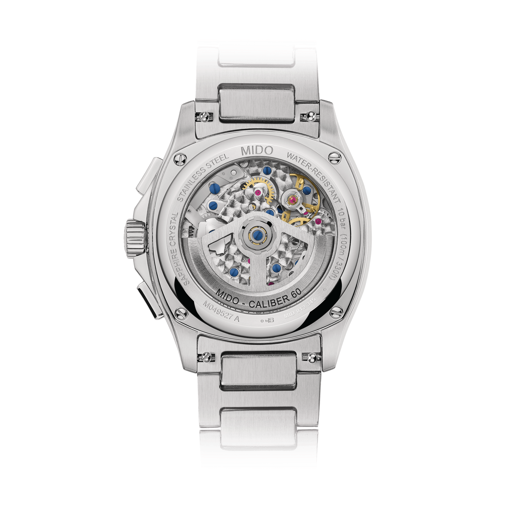 Mido Multifort TV Chronograph 42mm Grey Dial Men's Watch M0495271108100