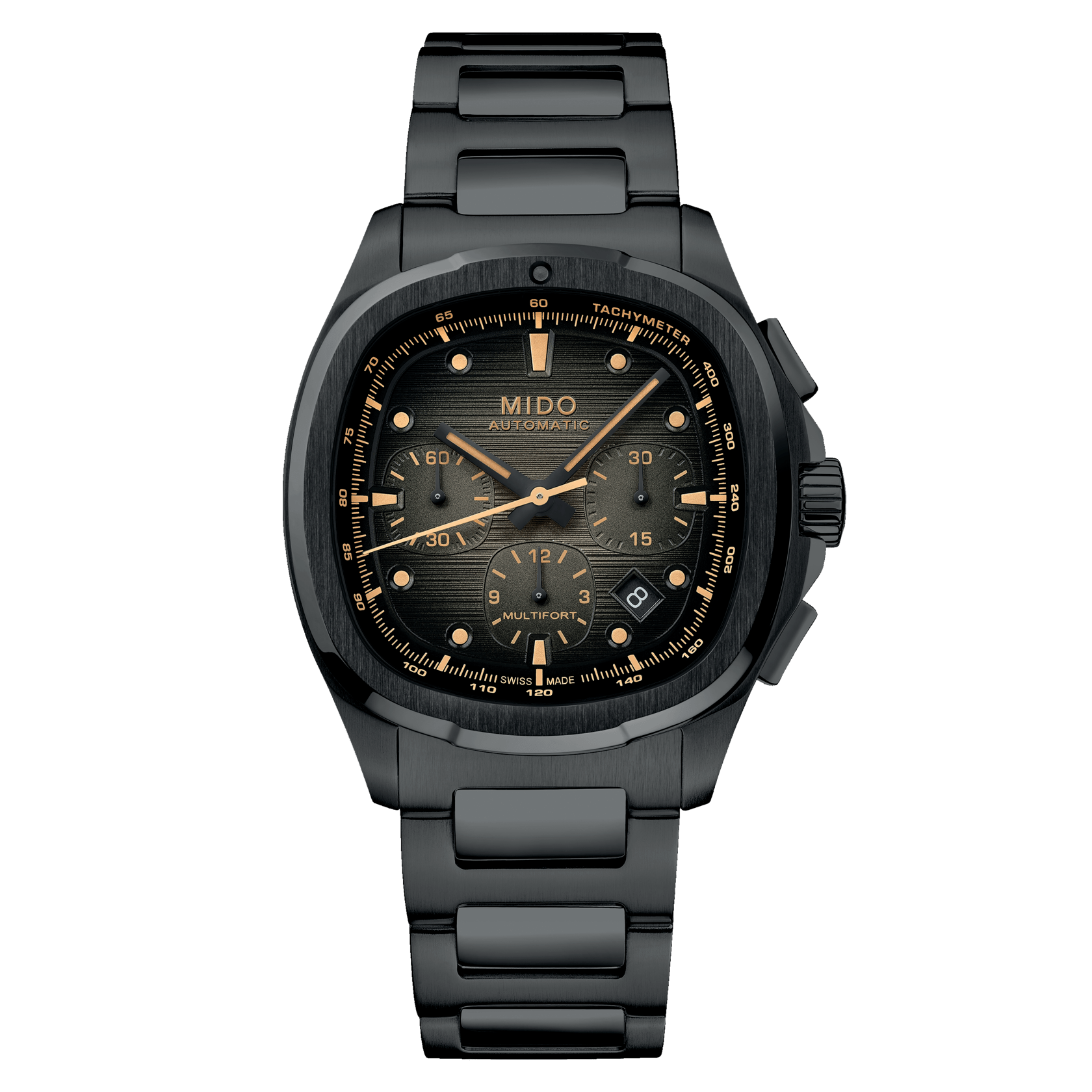 Mido Multifort TV Chronograph 42mm Grey Dial Men's Watch M0495273308100