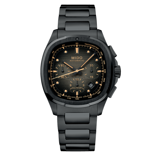 Mido Multifort TV Chronograph 42mm Grey Dial Men's Watch M0495273308100