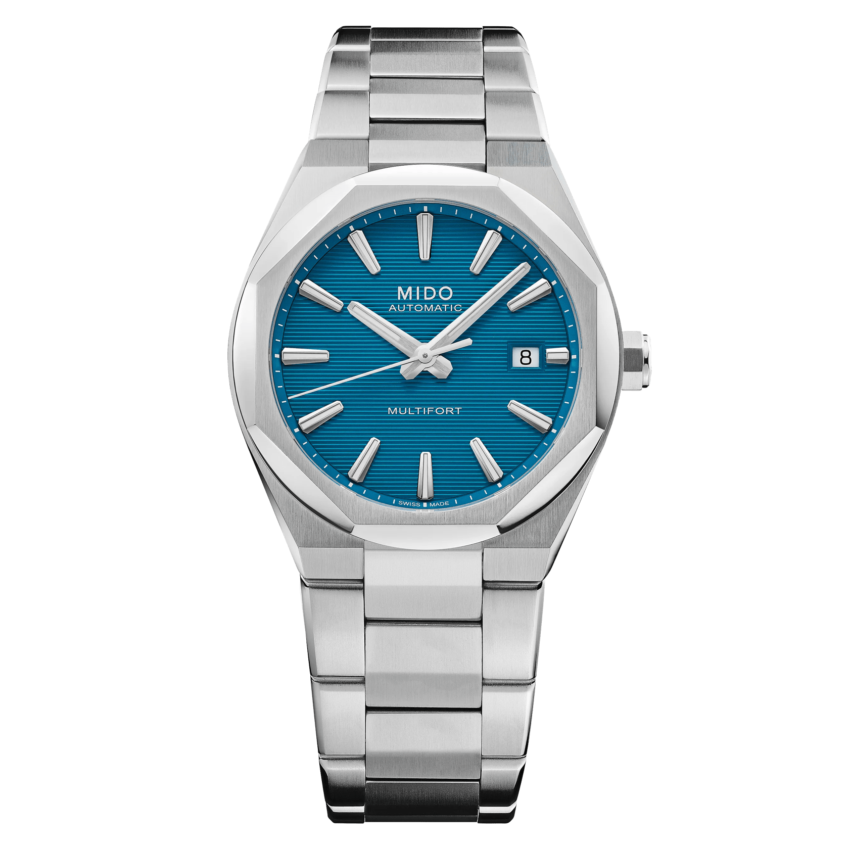 Mido Multifort 8 One Crown 40mm Turquoise Dial Men's Watch M0555071104100