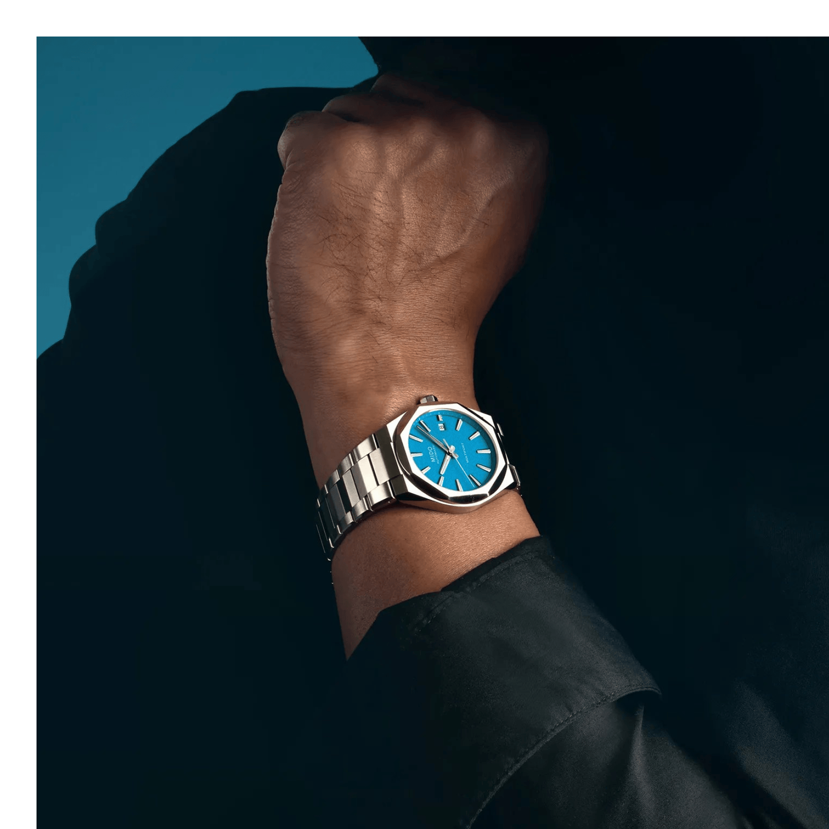 Mido Multifort 8 One Crown 40mm Turquoise Dial Men's Watch M0555071104100