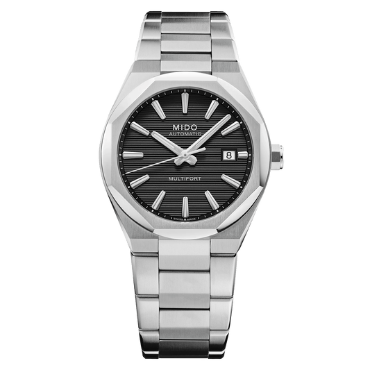 Mido Multifort 8 One Crown 40mm Black Dial Men's Watch M0555071105100