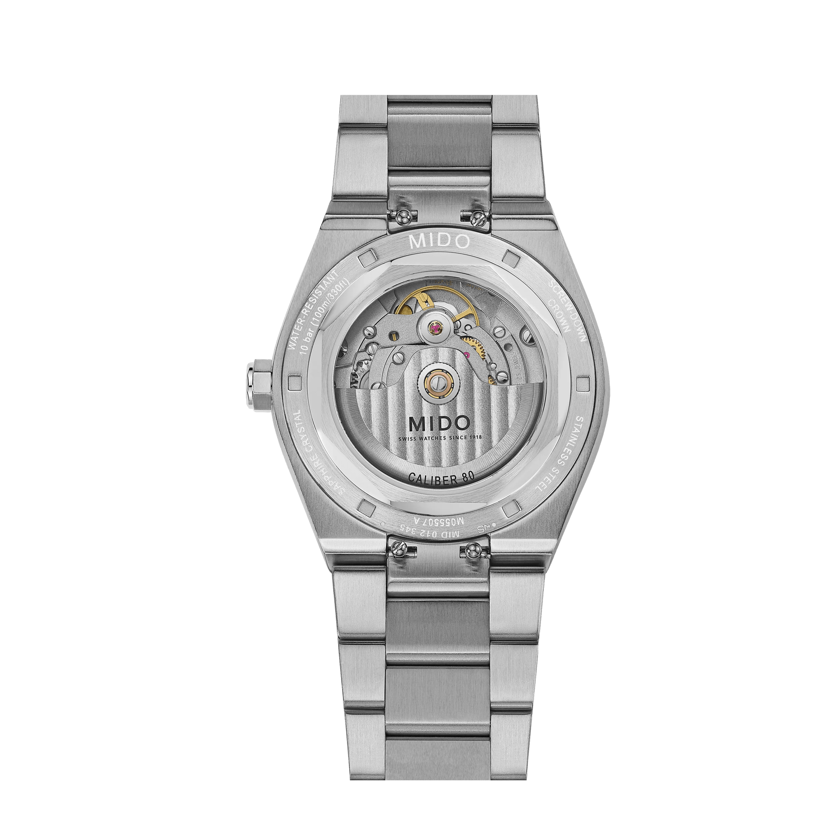Mido Multifort 8 One Crown 40mm Black Dial Men's Watch M0555071105100